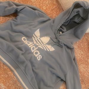 Adidas crop top hoodie